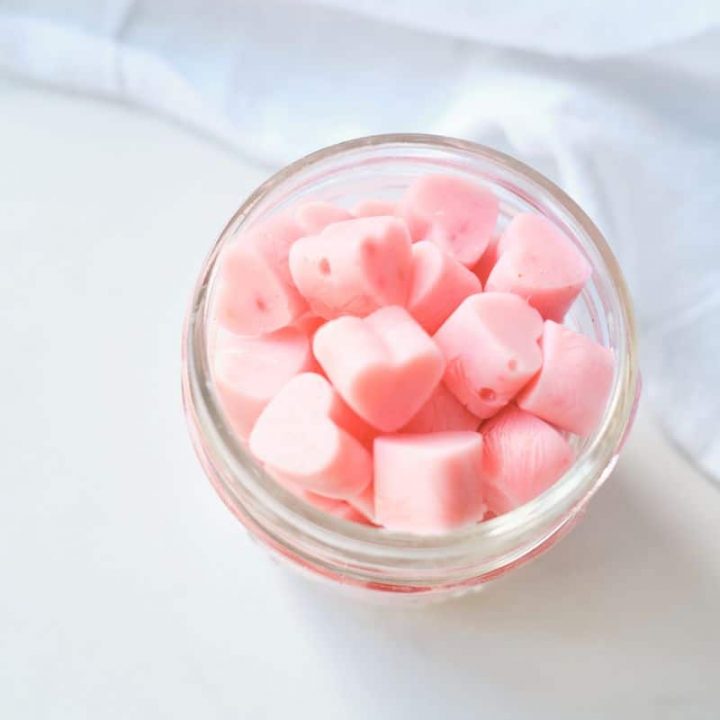 homemade frozen dog treats in jar