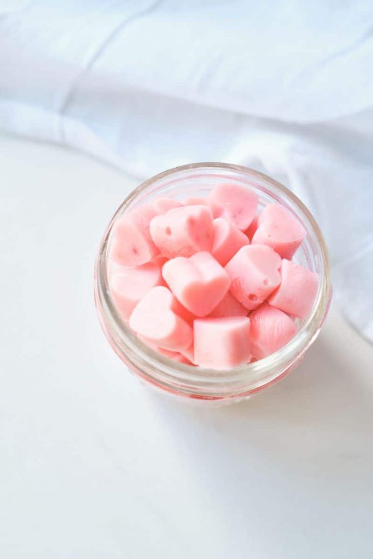 homemade frozen dog treats in jar