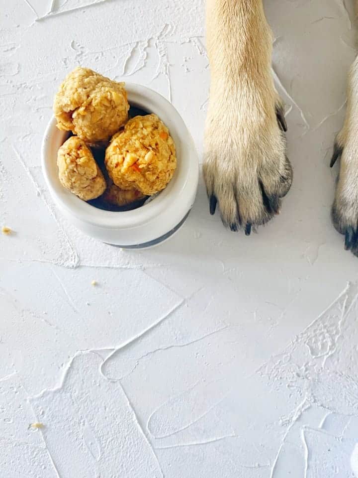 Image for Peanut Butter Oatmeal Dog Treats (vegan)