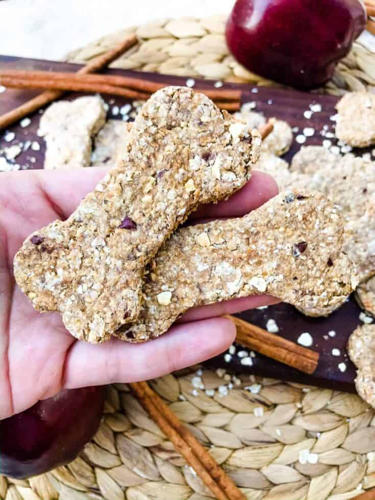 Image for Baked Oat Cinnamon Apple Dog Treats